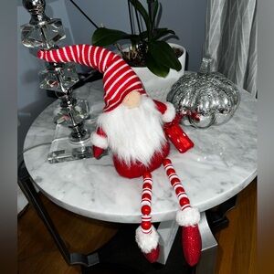 Festive Red and White Holiday Gnome